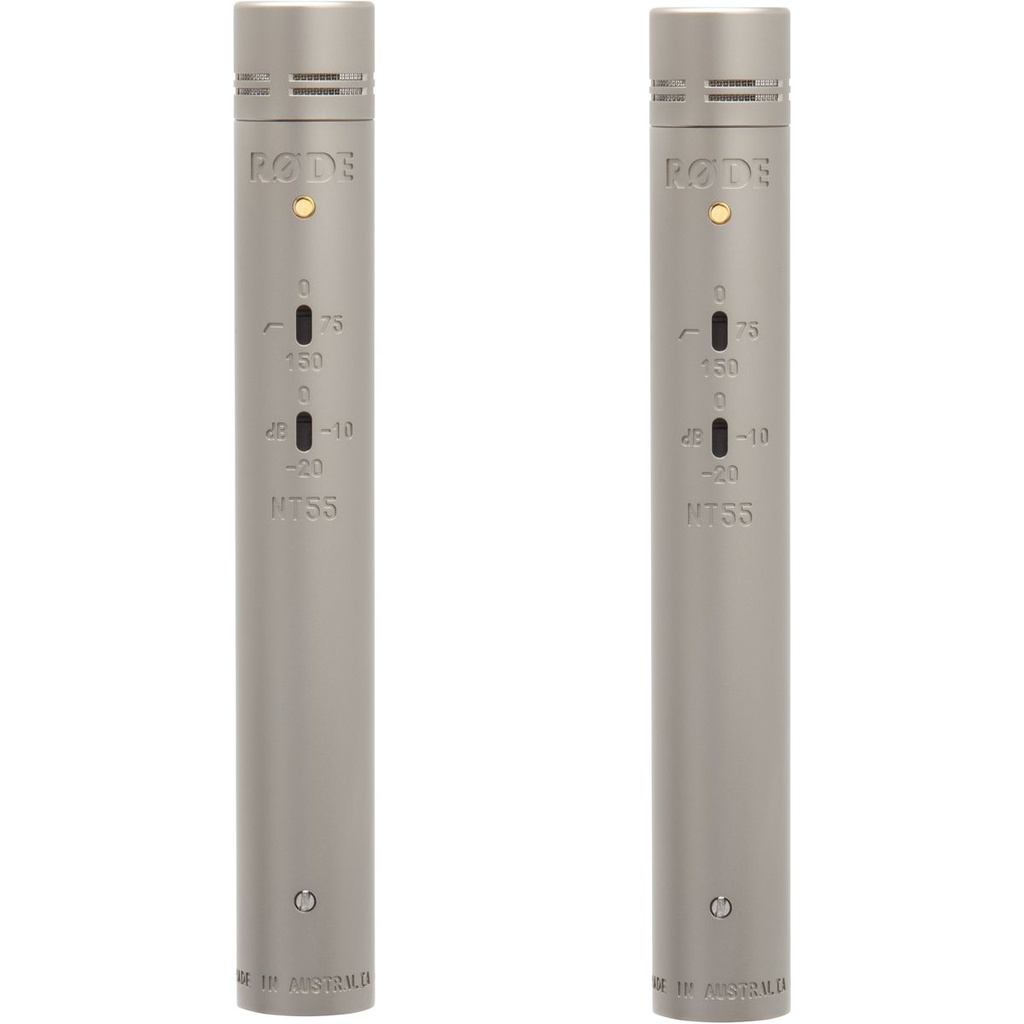 [102578] RØDE NT55-Matched Pair Compacte Condenser Pad And High Pass