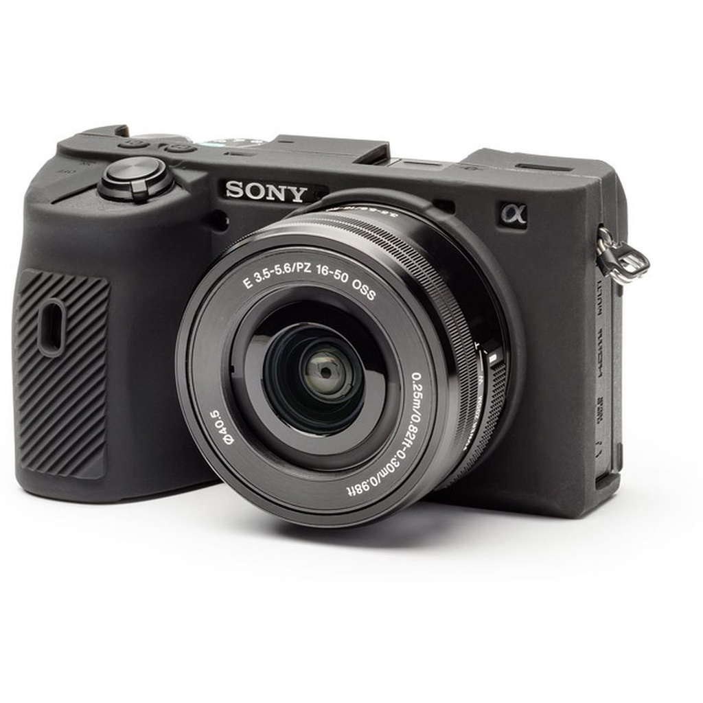 [520004107] easyCover Body Cover For Sony A6600 Black
