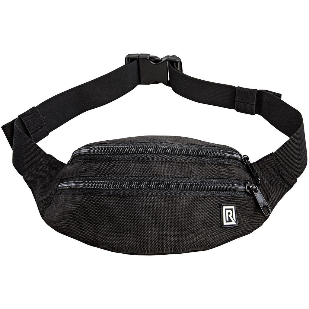 [D193151] BlackRapid Waist Pack w/ 2 Zippered Pockets / Belt - Black