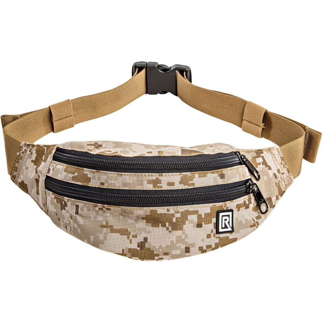 [D193171] BlackRapid Waist Pack w/ 2 Zippered Pockets / Belt - Camo