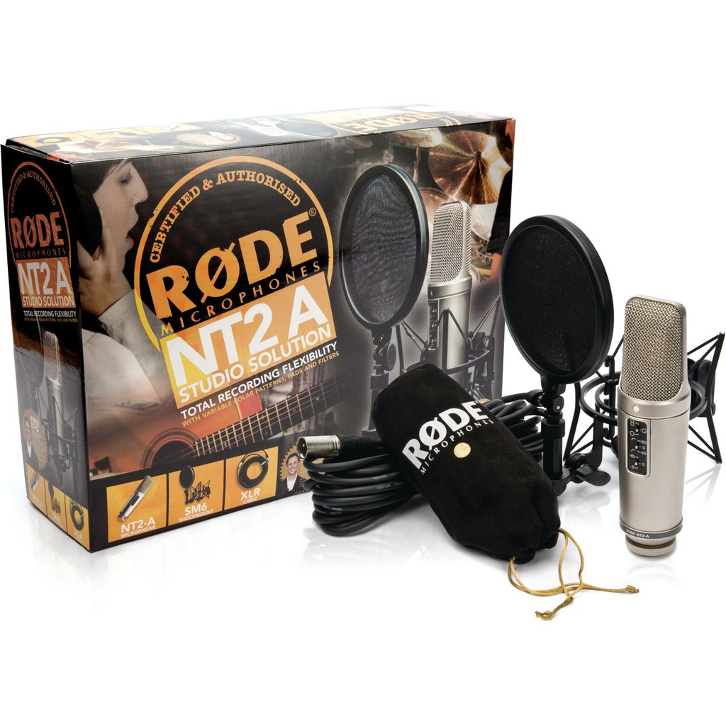 [33080002] RØDE NT2-A Studio Solution Pack Mic