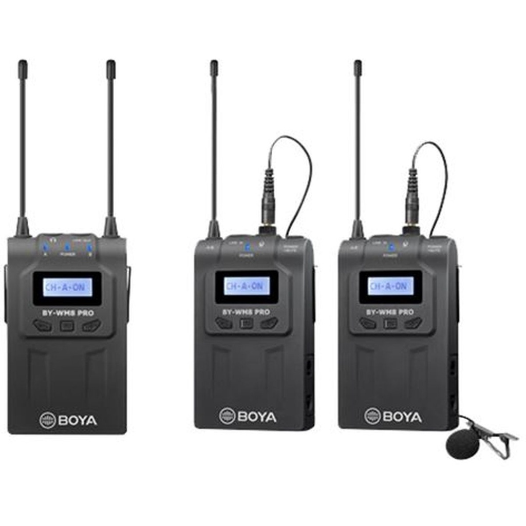 [350341] Boya Uhf Duo Lavalier Microphone Wireless BY-WM8 PRO-K2